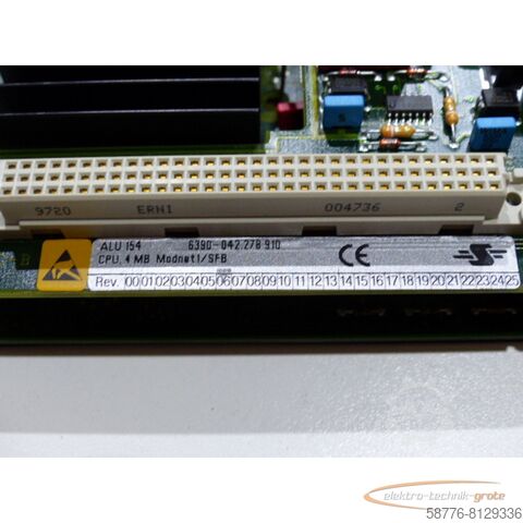 Component  Schneider Automation TSX A250 ALU 154 CPU, 4 MB Modnet1/SFB  !