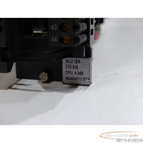 Component  Schneider Automation TSX A250 ALU 154 CPU, 4 MB Modnet1/SFB  !