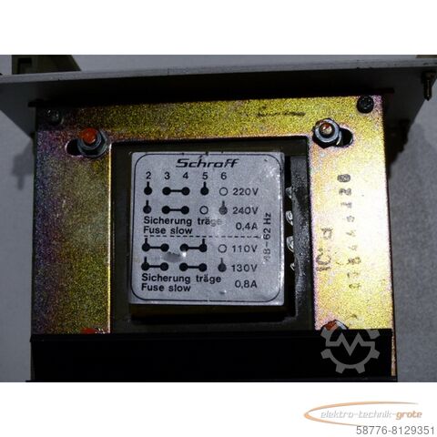 Component Schroff SB 201 / 4-6 V,3 A / Nr. 11005-58 31061-036 Power Supply
