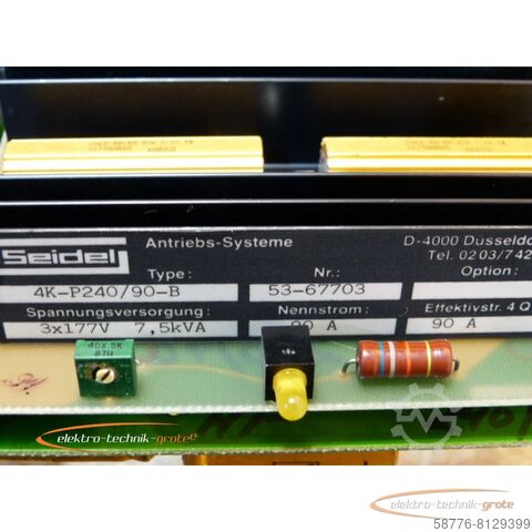 Component Seidel 4K-P240/90-B Spannungsversorgung