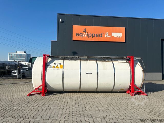 Tankcontainer SINGAMAS 34.980L / 1-comp. / 4 BAFFLES / 20FT swapbody /...