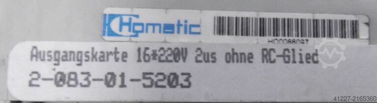 Control card Homag 2