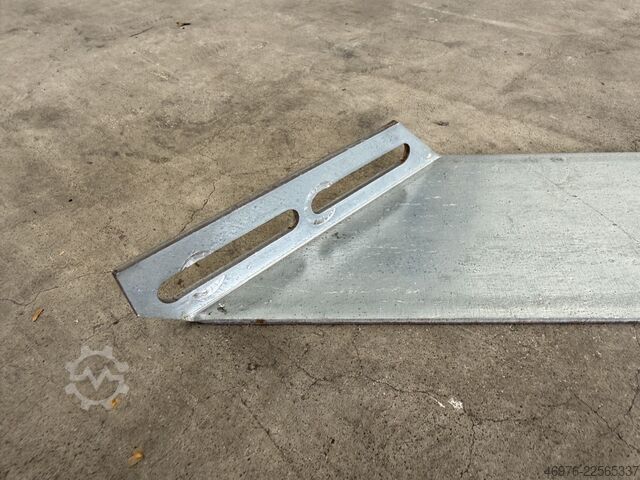 Diagonal length: 410 mm / Overhang: 225 mm Agraffenwinkel für Rückwandgitter Gitter Konsole Halter Befestigungswinkel