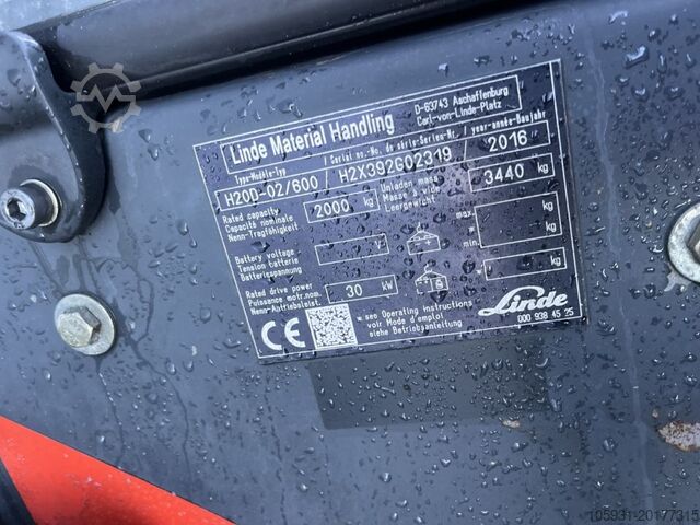 Diesel Forklift Linde H20D-02/600