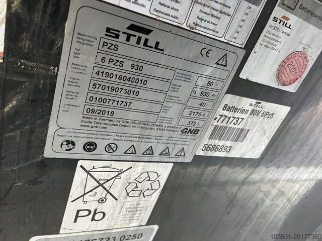 Electric 4-wheel forklift Still RX60-40/600