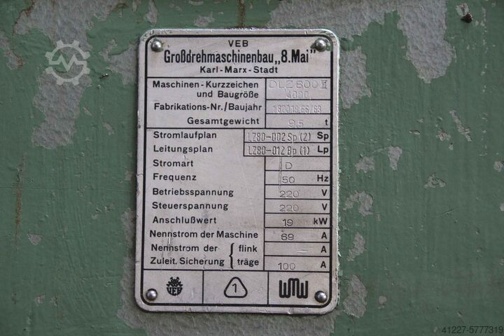 Lünette mitfahrend WMW Durchmesser 210 mm