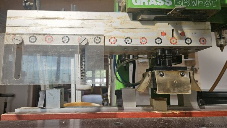 Fitting drill machine Grass / BLUM BBM /ST Bänder- & Reihenlochbohrmaschine