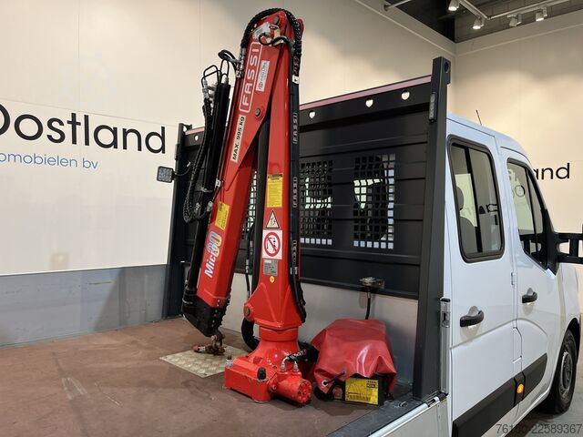 Platform truck with crane Renault Master 2.3 dCi 145 PK L3 Open Laadbak / Fassi K...