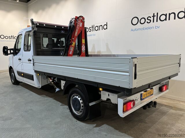 Platform truck with crane Renault Master 2.3 dCi 145 PK L3 Open Laadbak / Fassi K...