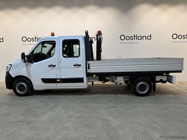 Platform truck with crane Renault Master 2.3 dCi 145 PK L3 Open Laadbak / Fassi K...