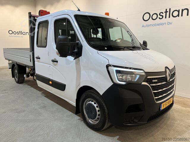 Platform truck with crane Renault Master 2.3 dCi 145 PK L3 Open Laadbak / Fassi K...