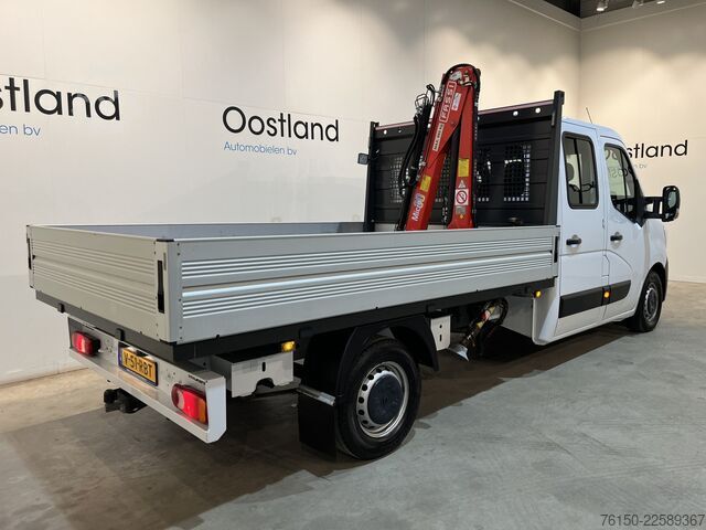 Platform truck with crane Renault Master 2.3 dCi 145 PK L3 Open Laadbak / Fassi K...