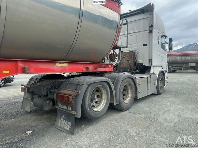 Standard tractor Scania 480 6x2 truck w/ hydraulics and new engine.