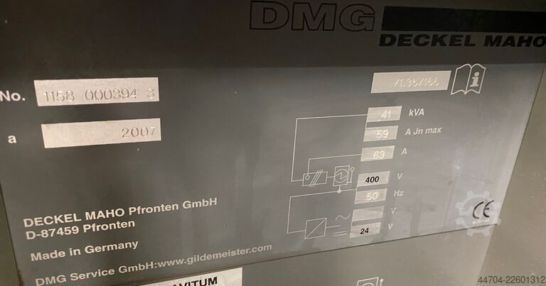 Universal-Bearbeitungszentrum Deckel Maho DMU 60 Monoblock