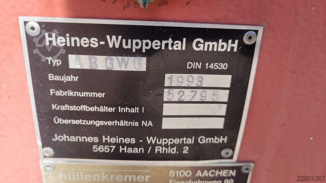 Roll-off container Hüllenkremer Werkzeug/Material Abrollcontainer