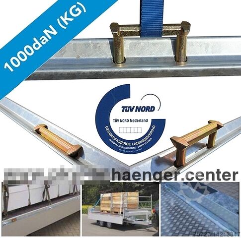 Kipper 3-Seiten Hapert HAPERT COBALT HM2 2,7t 305x180x85cm Dreiseitenkipper Gitteraufsatz