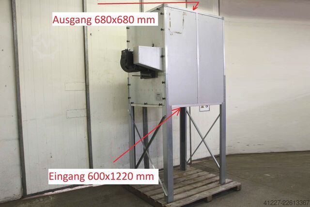 Staubabsauggebläse 11 kW Schallschutz Airheat RDH-500-11,0