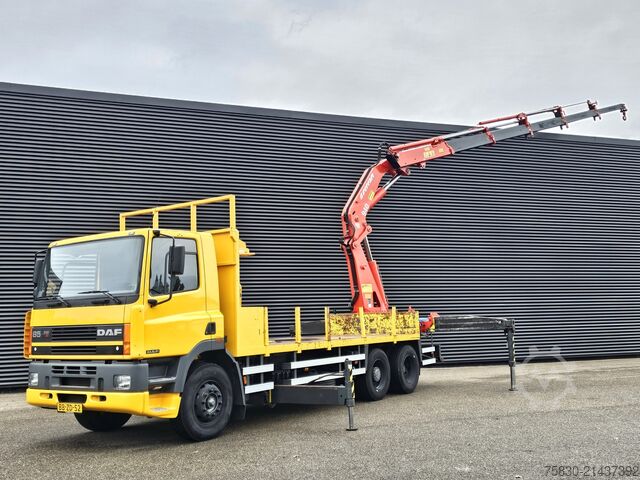 Loading platform DAF CF 85.330 ATI / 40 t/m CRANE / KRAN / 8.500 km!