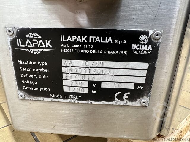 Multihead weigher + vertical packing mac Ilapak WA 10/50