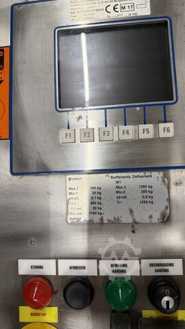 Pallet filling suitable for 20 kg -1100k Feige Filling GmbH Type 16.1-B-00x