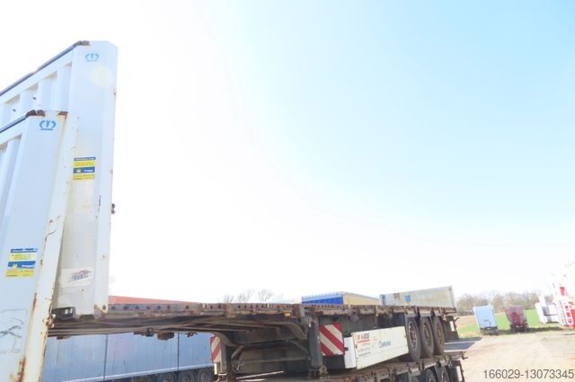 Auflieger mit offener Pritsche KRONE Stahlmattenauflieger mit Bordwände