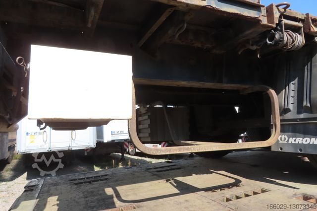 Auflieger mit offener Pritsche KRONE Stahlmattenauflieger mit Bordwände