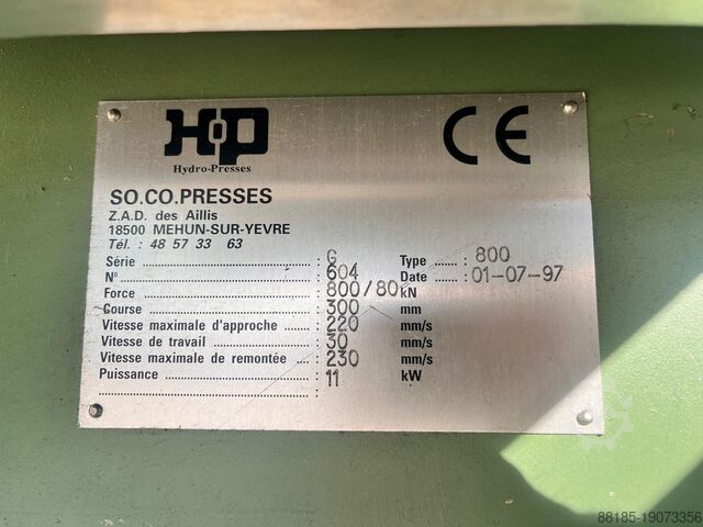 Hydraulic press Hydro Presses PH800 / PH600