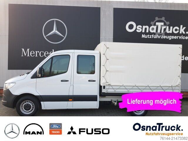 Curtain sider van MERCEDES-BENZ Sprinter 314 CDI DOKA Pritsche/Plane Klima,Tempo
