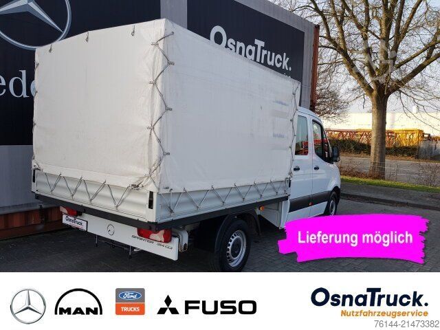 Curtain sider van MERCEDES-BENZ Sprinter 314 CDI DOKA Pritsche/Plane Klima,Tempo