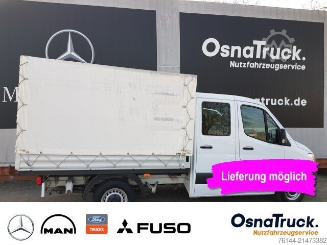 Curtain sider van MERCEDES-BENZ Sprinter 314 CDI DOKA Pritsche/Plane Klima,Tempo