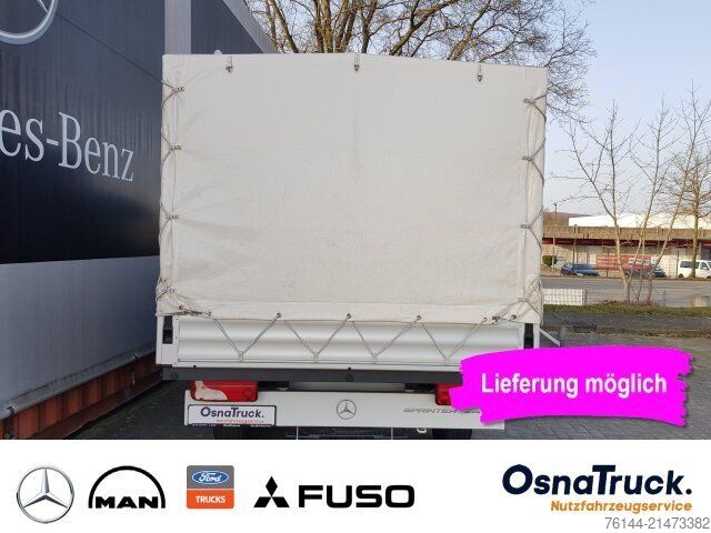 Curtain sider van MERCEDES-BENZ Sprinter 314 CDI DOKA Pritsche/Plane Klima,Tempo