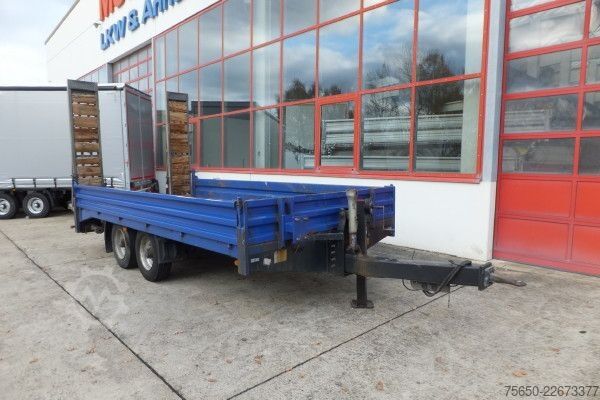 Low loader trailer Humbaur HBT10  Tandemtieflader