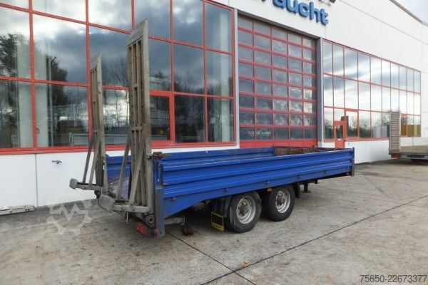 Low loader trailer Humbaur HBT10  Tandemtieflader