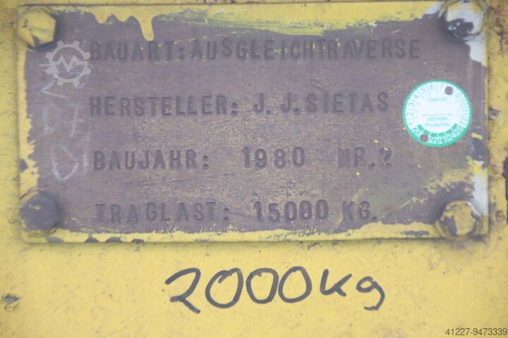 Newspaper traverse 15t Sietas 10375/335/H770 mm