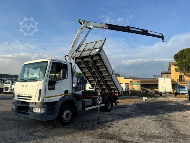 Tipper + Crane 4X2 IVECO EUROCARGO 120 E 18