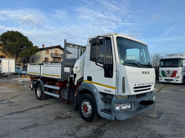 Tipper + Crane 4X2 IVECO EUROCARGO 120 E 18