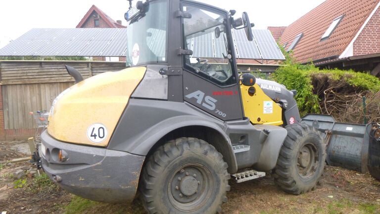 Pneumatic slewing drive MECALAC Ahlmann AS 700