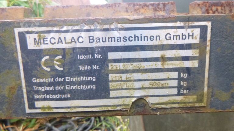 Pneumatic slewing drive MECALAC Ahlmann AS 700