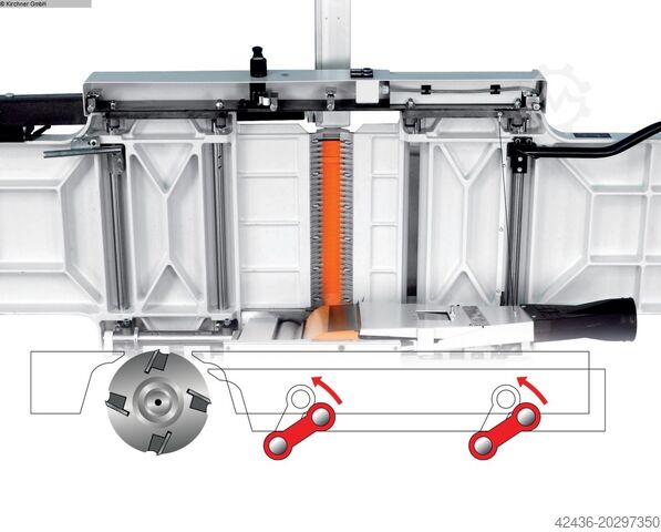 Abricht- und Dickenhobelmaschine HOLZKRAFT CASADEI PFS 520 TERSA