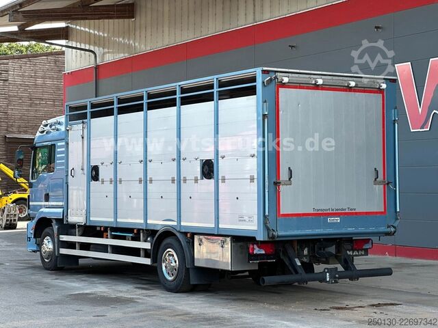 Viehtransporter LKW MAN TGM 15.290 1 Stock Köstner Viehaufbau