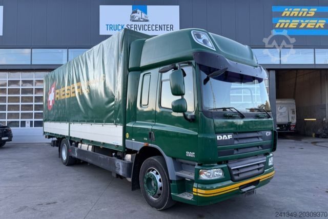 Flatbed truck with tarp DAF CF75.310 4x2