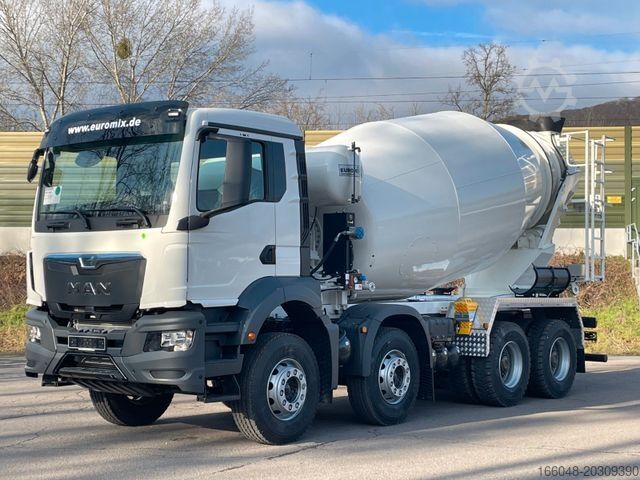 Concrete mixer truck MAN TGS 41.400 8x4 / EuromixMTP EM 10m³ R / EURO 2