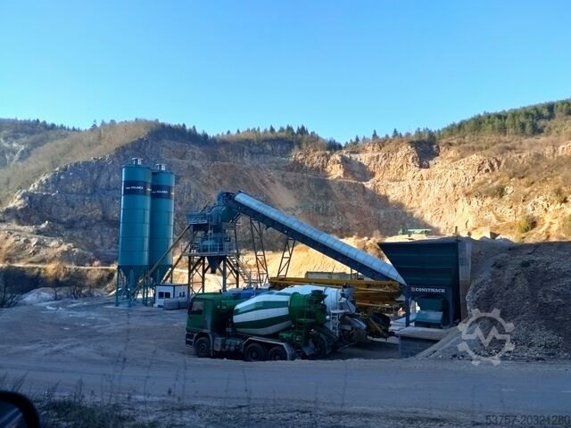 Concrete mixing plant, concrete plant CONSTMACH Concrete Batching Plant 100M3 Stationary Concrete Batching Plant