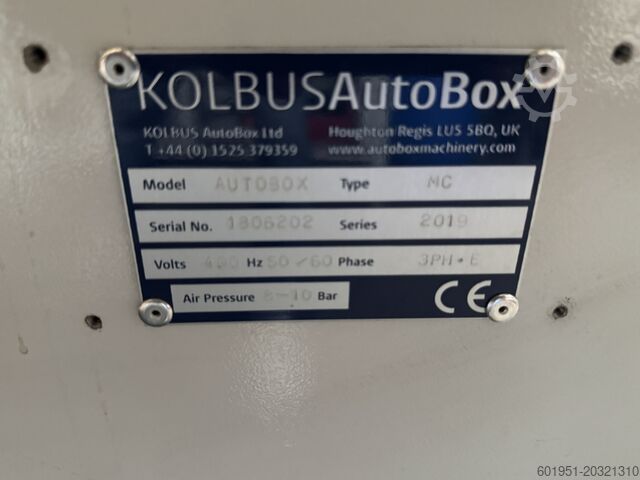 Carton packing machine Kolbus Boxmaker AutoBox AB 300 + MC300