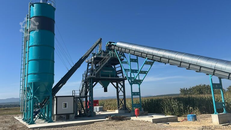 Concrete mixing plant, concrete plant CONSTMACH 120 M3/H Fixed Concrete Batching Plant