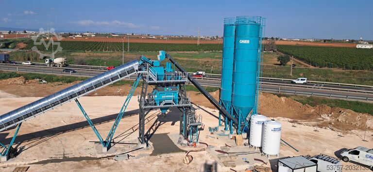 Concrete mixing plant, concrete plant CONSTMACH 120 M3/H Fixed Concrete Batching Plant