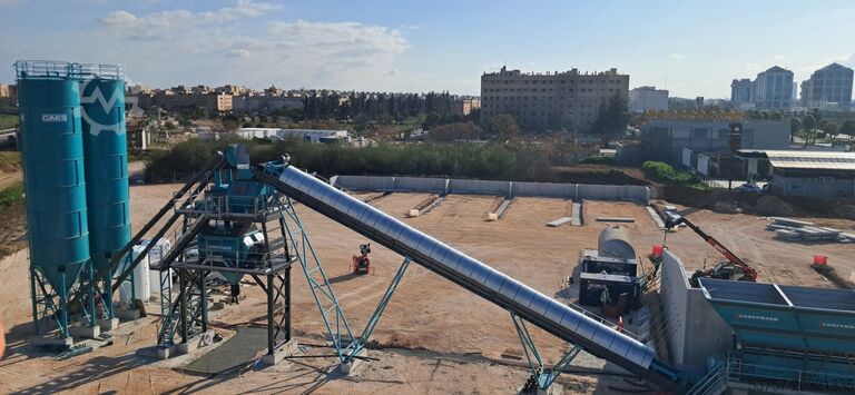 Concrete mixing plant, concrete plant CONSTMACH Concrete Batching Plant 120M3 Stationary Concrete Batching Plant