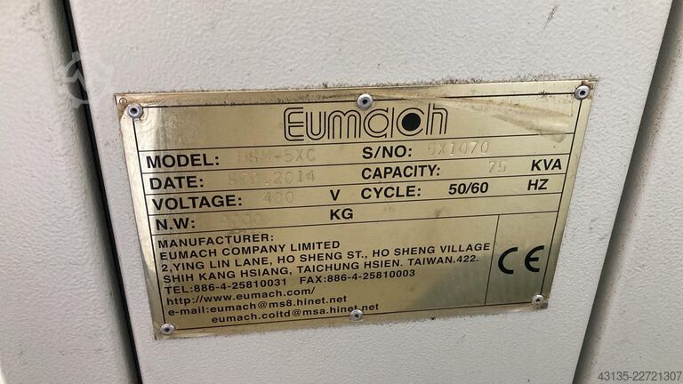 Universal machining center MT EVO UE110-5A