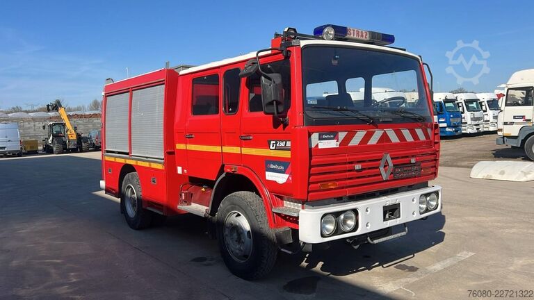 Fire truck Renault G 230 Manager (85.000 KM !!!! / LAMES / GRAND P...