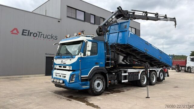 Tipper with crane Volvo FMX 460 (BE TRUCK / EURO 6 / 8X4 / TRIDEM / WB ...